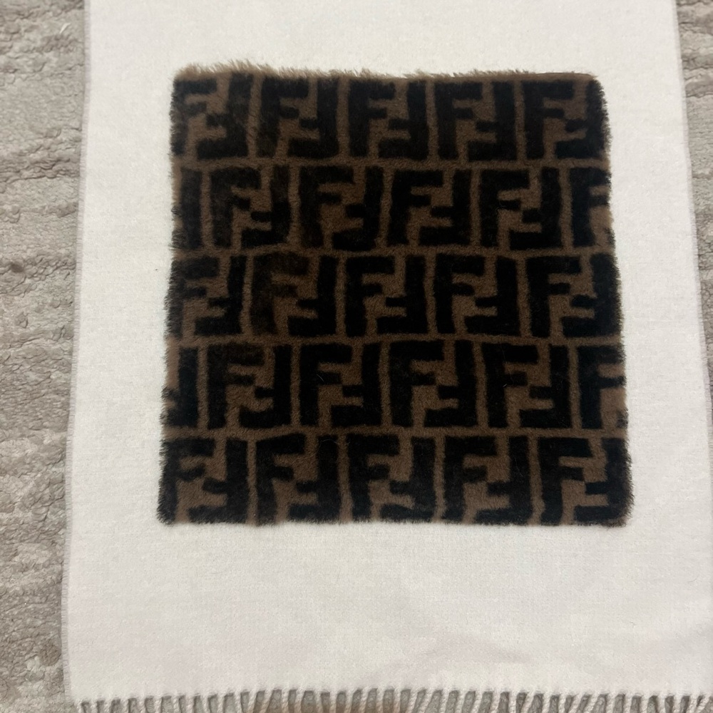 Fendi Touch Of Fur Scarf